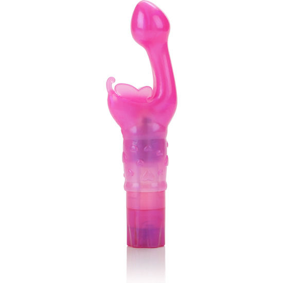 Vibrador para el punto G CalExotics Kiss Butterfly Kiss rosa