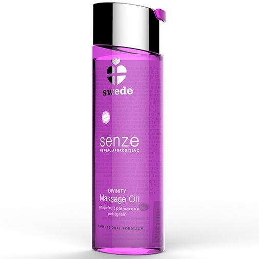 Aceite de masaje SWEDE Divinity con pomelo, palmarosa y petitgrain, 75 ml