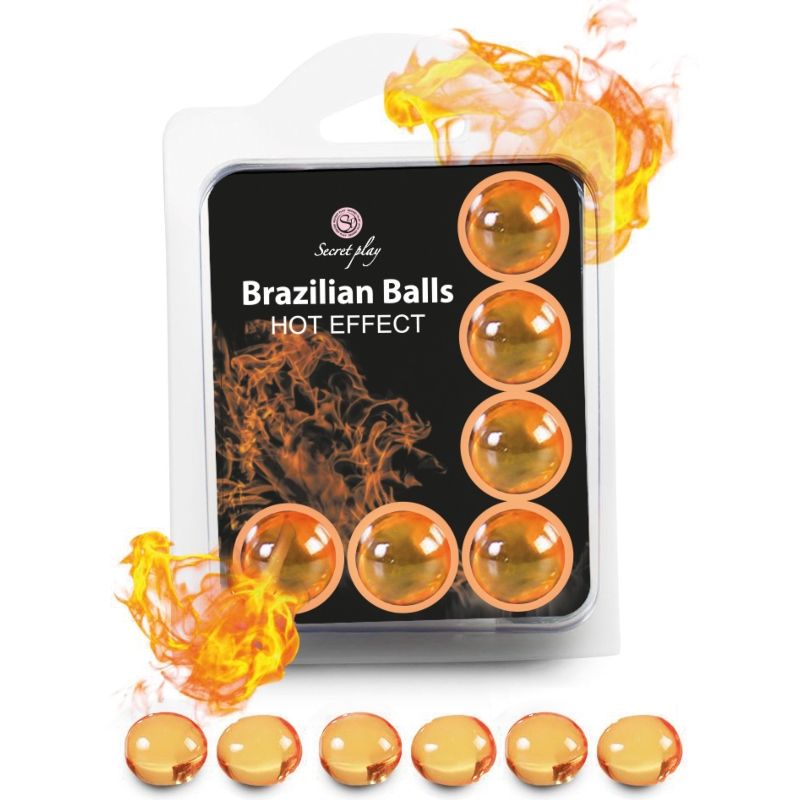 Secretplay Brazilian Balls Heat Effect, 6 unidades