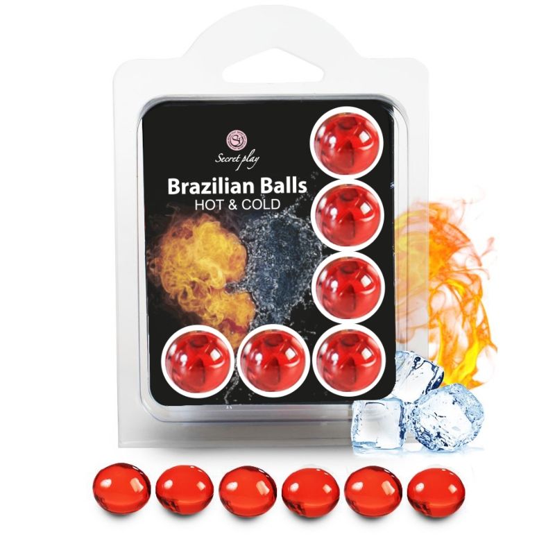 Secretplay Hot & Cold Brazilian Balls, 6 unidades