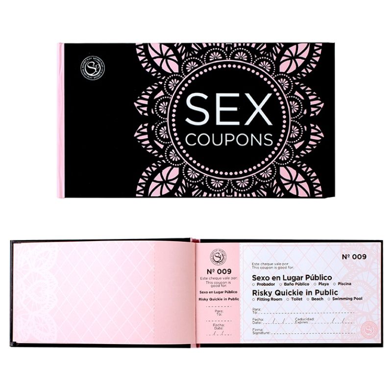 SECRETPLAY Sex Coupons, juego erótico en español e inglés