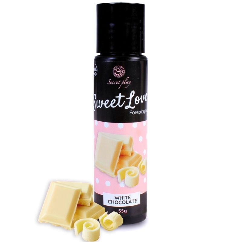 Lubricante con sabor Secretplay Sweet Love: chocolate blanco