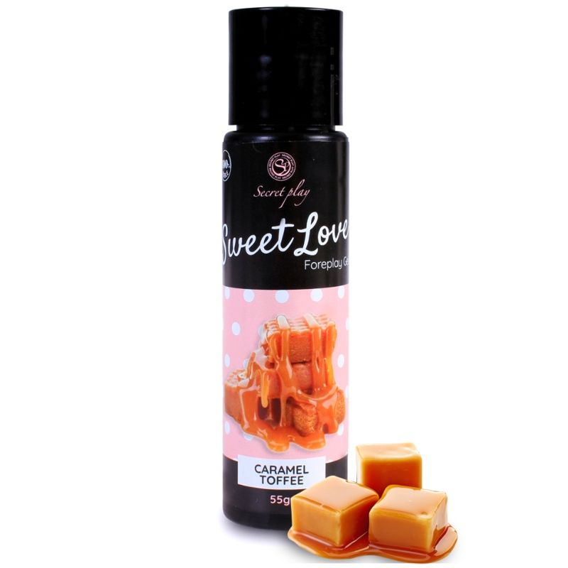 Lubricante SECRETPLAY Sweet Love con sabor a caramelo, 60 ml