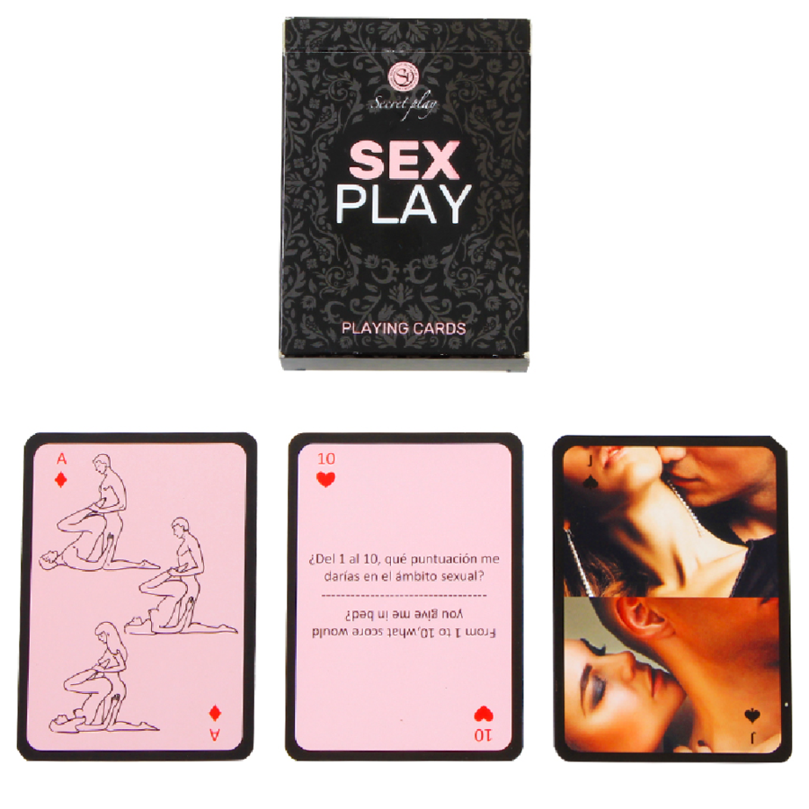 Juego de cartas erótico SECRETPLAY Sex Play, en español e inglés