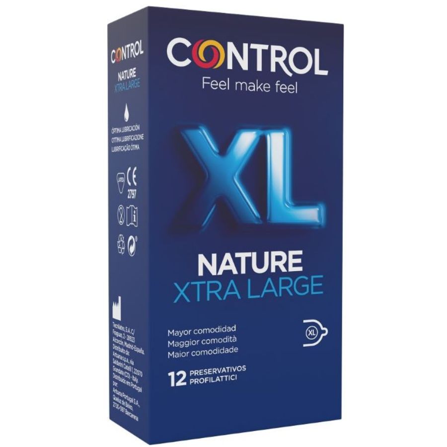 Preservativos grandes Control Adapta Nature XL, 12 unidades