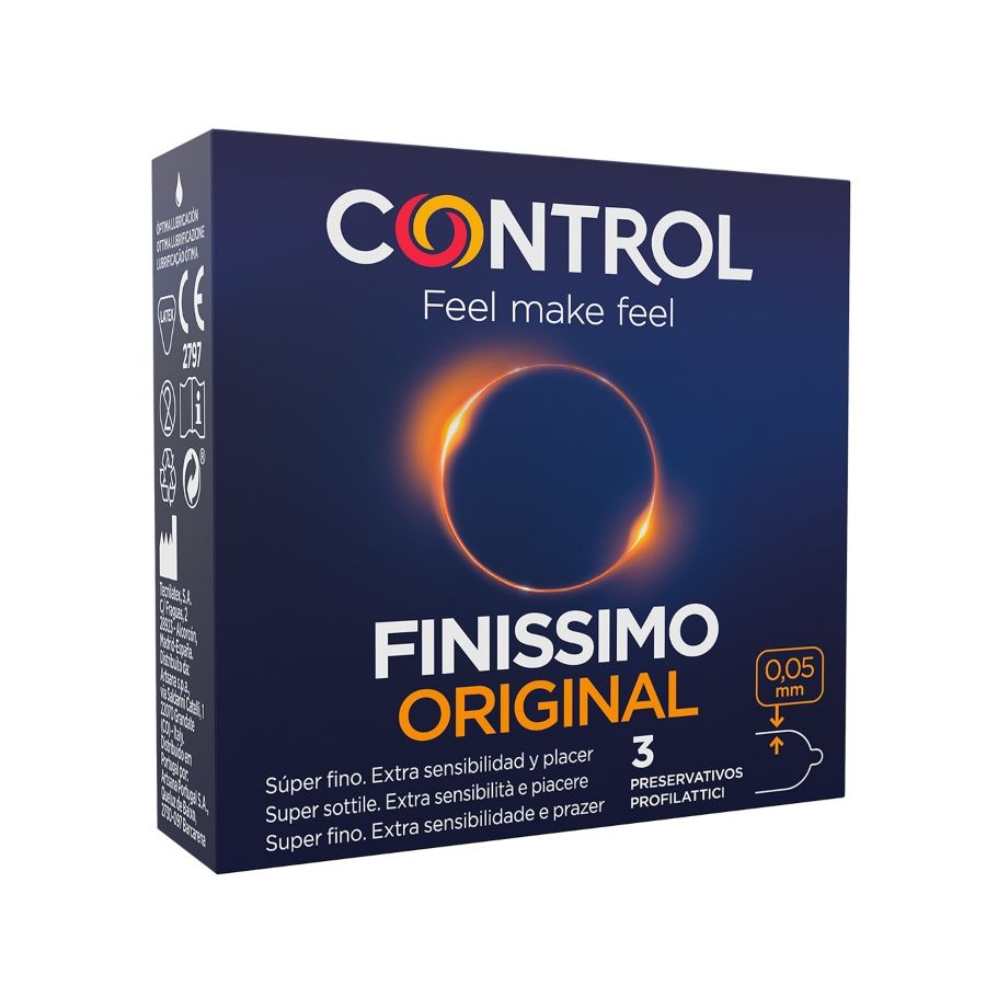 Preservativos finos Control Finissimo, 3 unidades