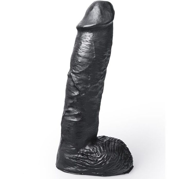 HUNG SYSTEM Mickey, consolador realista negro de 24 cm