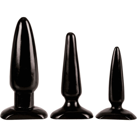 Set de plugs anales CalExotics Colt de 3 tamaños
