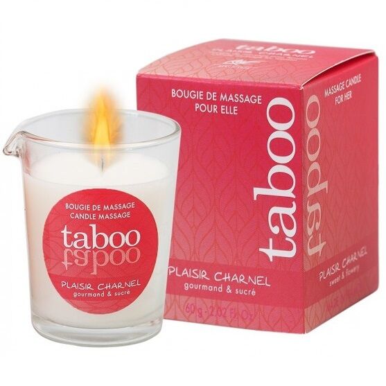 Vela de masaje RUF Taboo Plaisir Charnel, 60 g