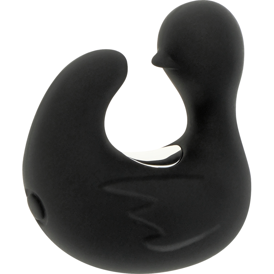 Mini vibrador de clítoris tipo dedal, con 8 modos y recargable BLACKSILVER