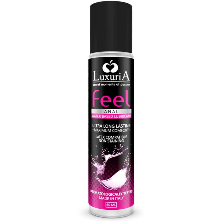 Gel lubricante anal Intimateline Luxuria Feel a base de agua, 60 ml