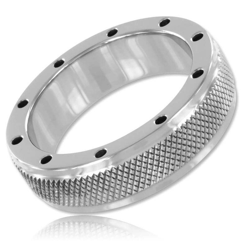 Anillo para pene METAL HARD sin vibración de acero, 4 cm