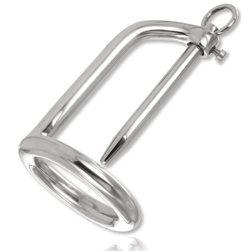 METAL HARD anillo para el glande con plug uretral