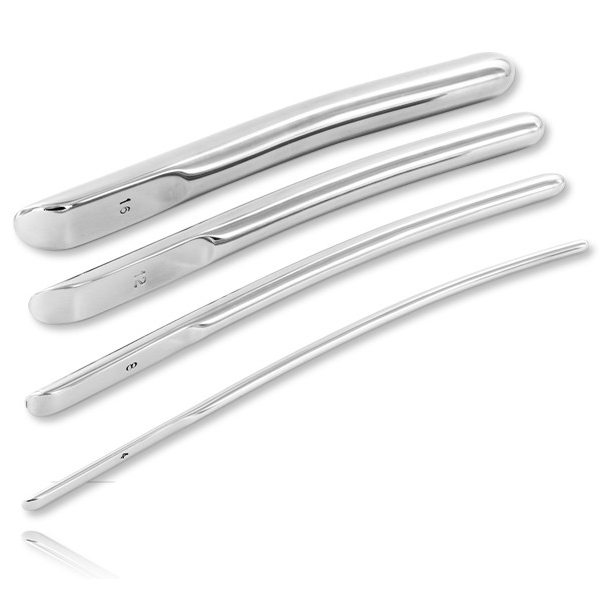 Dilatador uretral METAL HARD de acero inoxidable, 6 mm