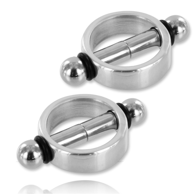 Pinzas magnéticas para pezones METAL HARD, set de 2