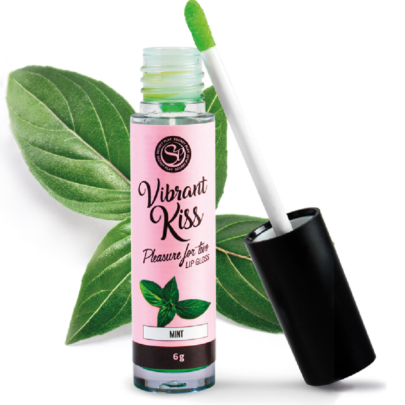 Brillo labial SECRETPLAY Vibrant Kiss con sabor a menta