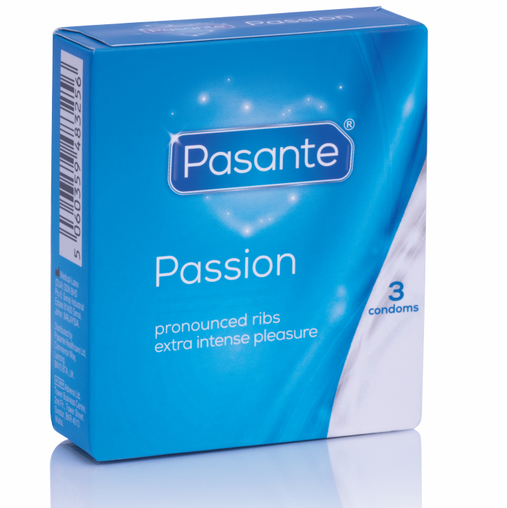 Preservativos con puntos Pasante, 3 unidades