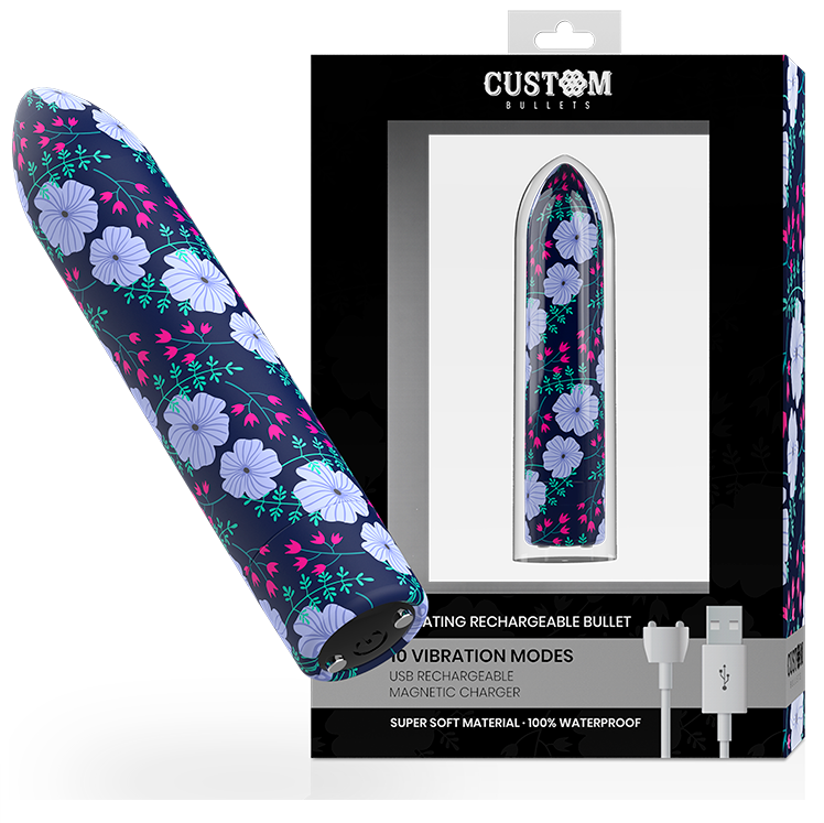 CUSTOM BULLETS Spring Magnetic Bullet Minivibrador