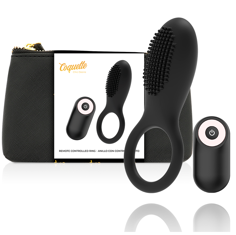 Anillo vibrador para el pene Coquette Chic Desire con mando a distancia