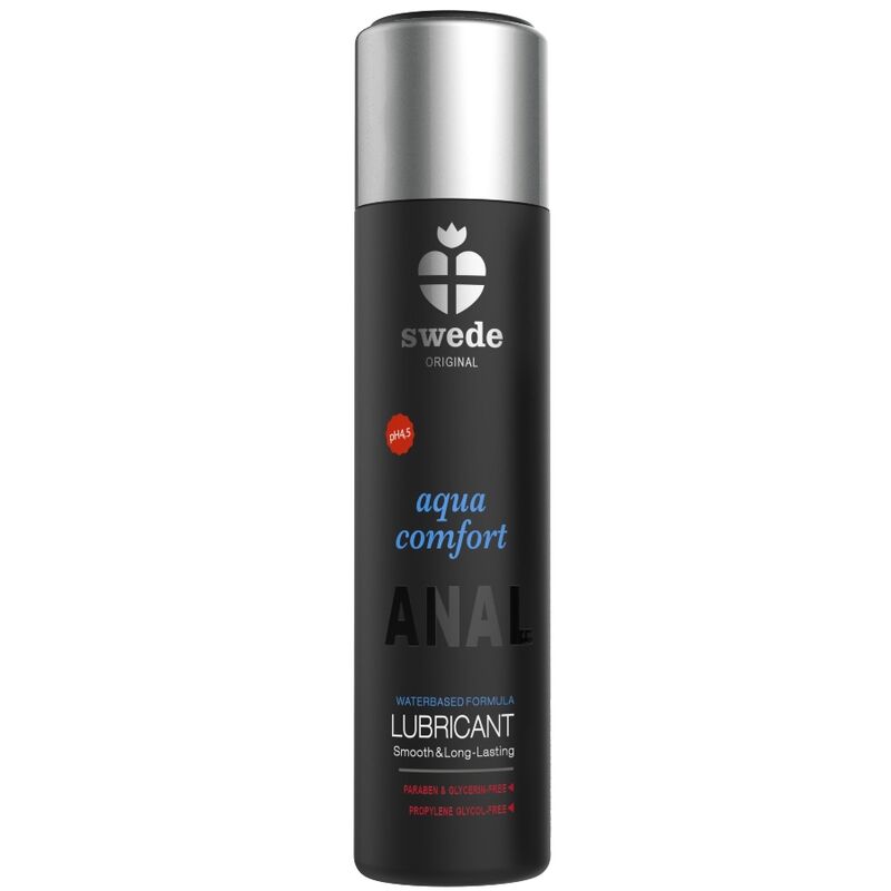 SWEDE Aqua Comfort Anal, lubricante anal de base acuosa, 120 ml