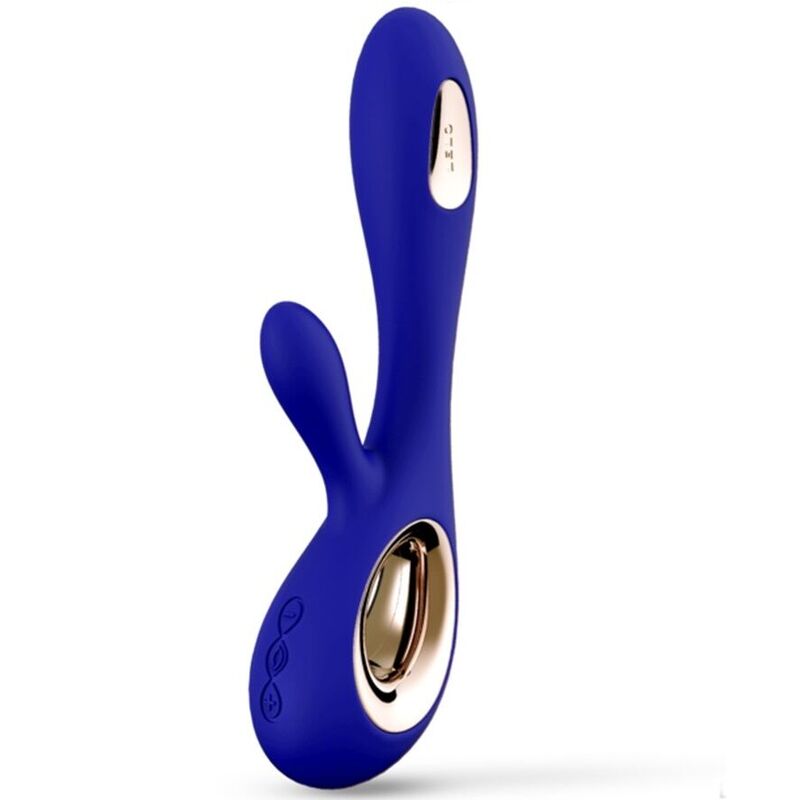 Vibrador rabbit LELO Soraya Wave en azul medianoche