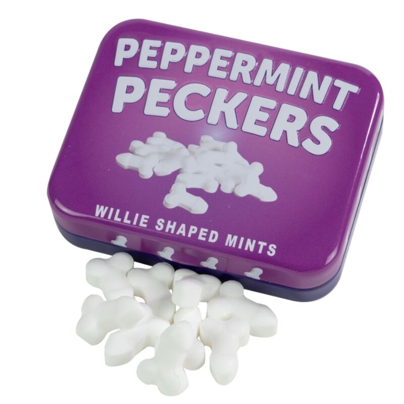 Caramelos de menta sin azúcar Spencer & Fleetwood con diseño de pene