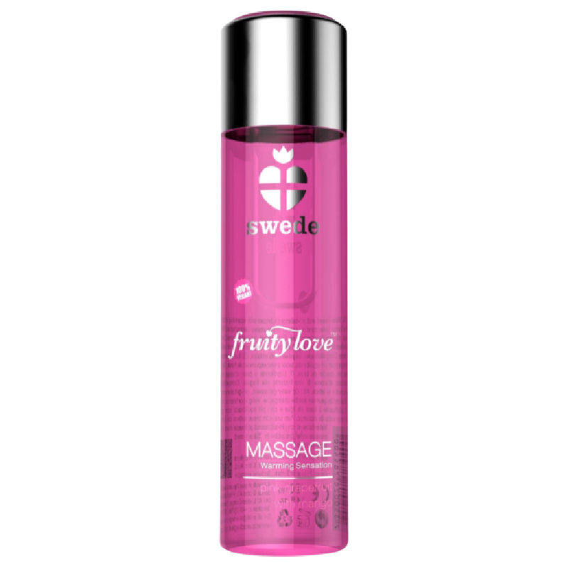 Aceite de masaje SWEDE Fruity Love de pomelo y mango, 120 ml