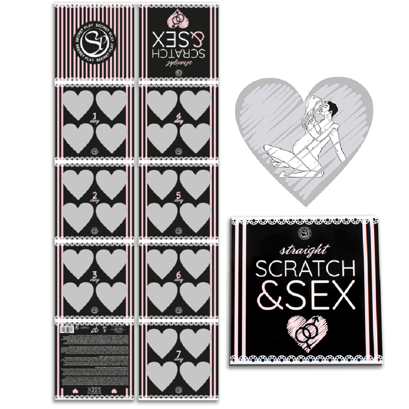 Juego erótico Scratch & Sex de Secretplay para parejas heterosexuales
