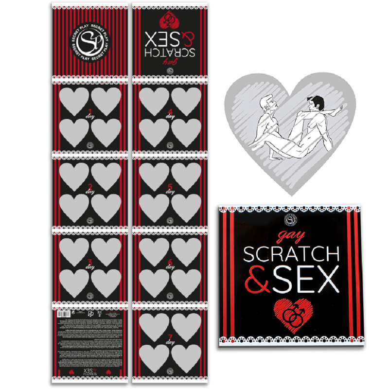 Secretplay Scratch & Sex, juego erótico para parejas gays
