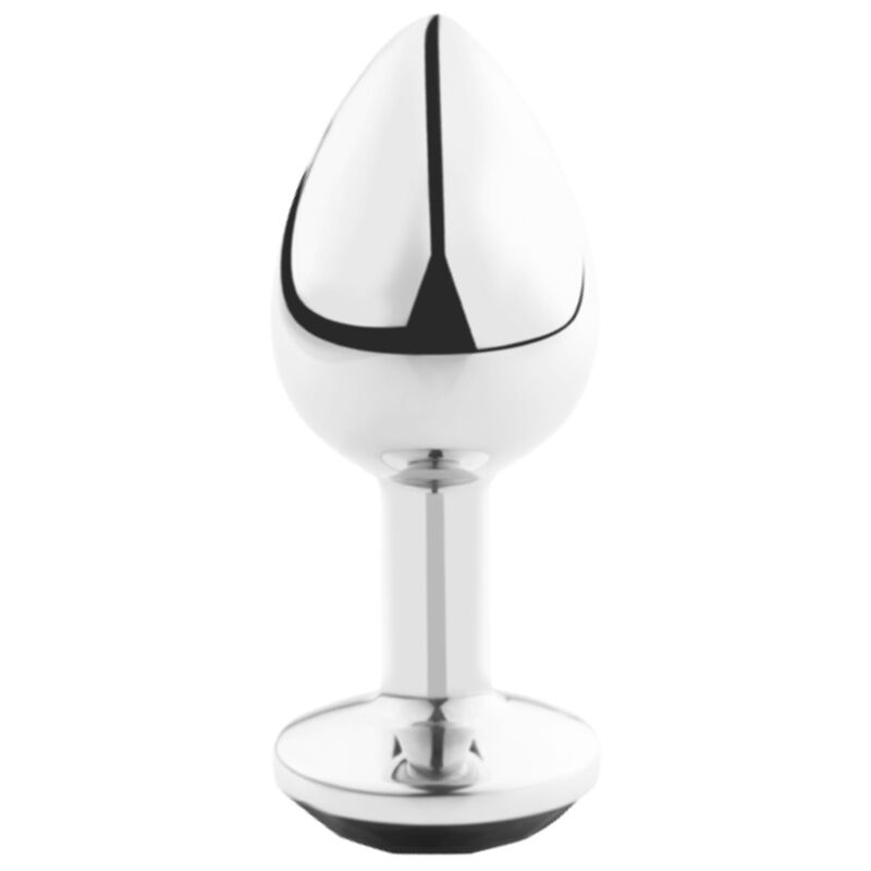 Plug anal de aluminio SECRETPLAY, negro, talla M