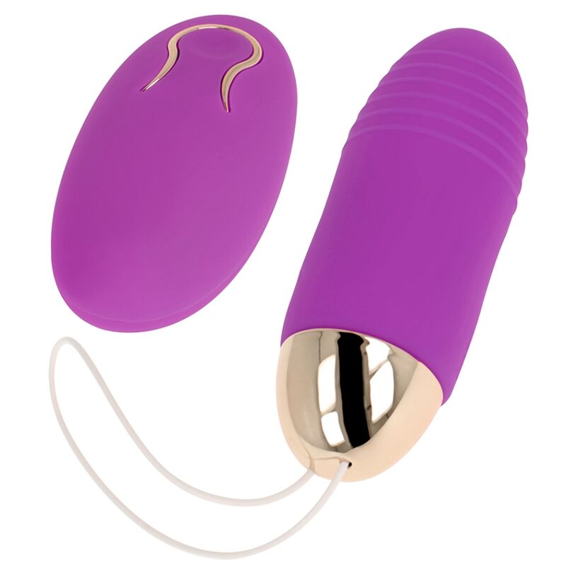 Huevo vibrador OHMAMA con mando a distancia, morado