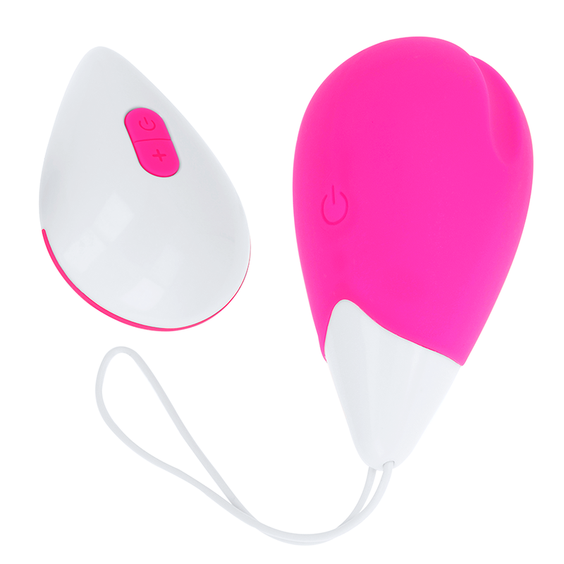 Huevo vibrador texturizado OHMAMA con mando a distancia