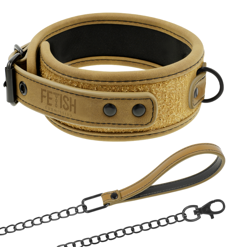 Collar BDSM Fetish Submissive Origin con cadena