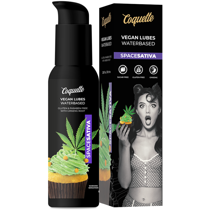 Coquette Chic Desire Space Sativa lubricante con sabor, 100 ml
