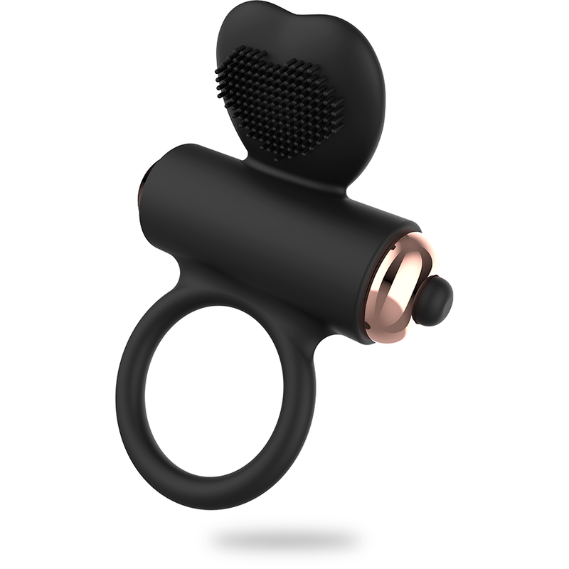 Anillo vibrador para pene Womanvibe Zeus con estimulador en forma de corazón